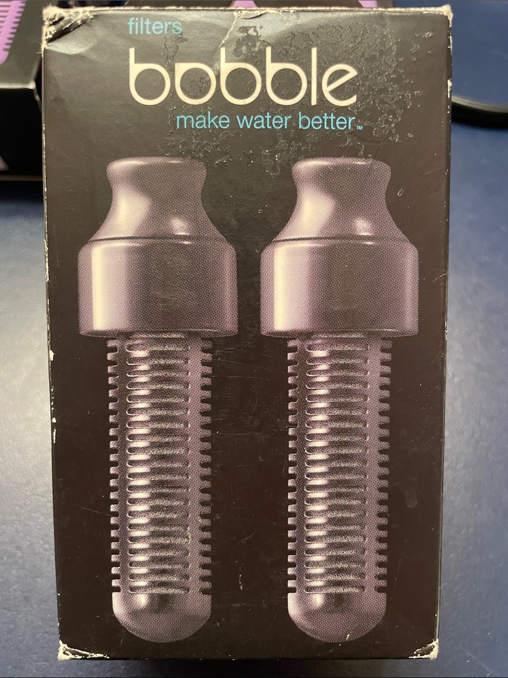 Bobble Replacement Filter, black, 2-Pack, new